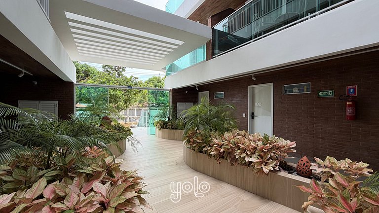 Studio no Hoa Beach Flats - Tamandaré #106