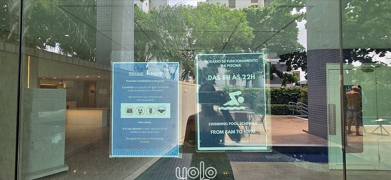 Beach Class Convention - Flat 2 quartos #705