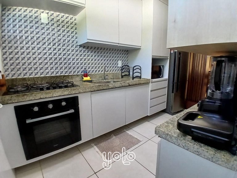 Duplex com varanda gourmet em Carneiros #101