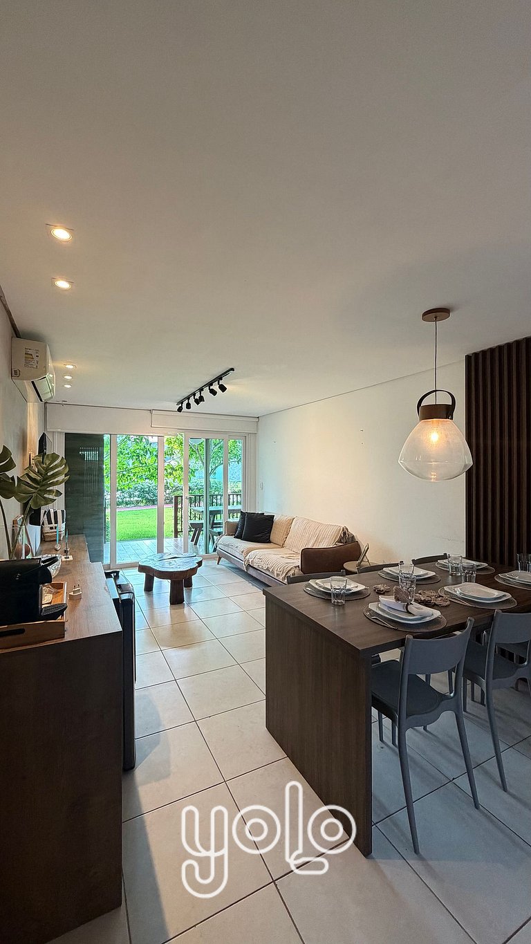 Duplex com varanda gourmet em Carneiros #101