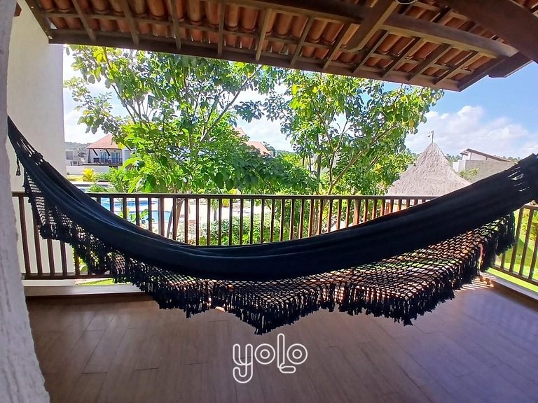 Duplex com varanda gourmet em Carneiros #101