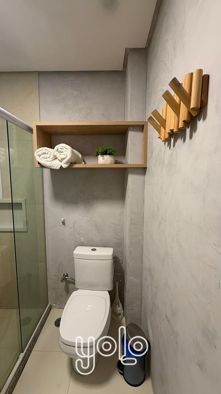 Duplex com varanda gourmet em Carneiros #101