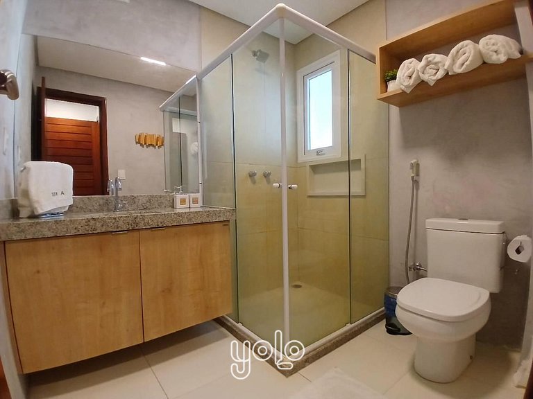 Duplex com varanda gourmet em Carneiros #101