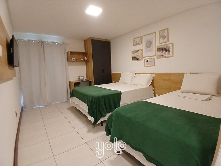 Duplex com varanda gourmet em Carneiros #101