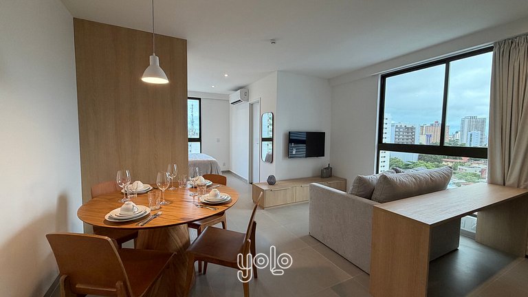 Rooftop Agamenon Prince - Flat no Centro do Recife