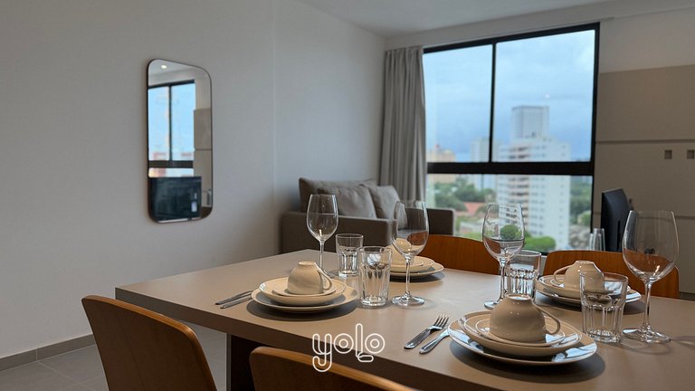 Rooftop Agamenon Prince - Flat no Centro do Recife