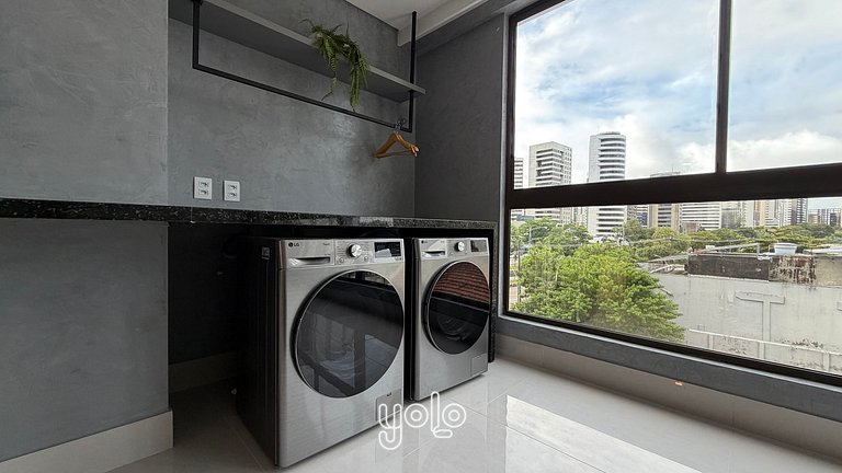 Rooftop Agamenon Prince - Flat no Centro do Recife