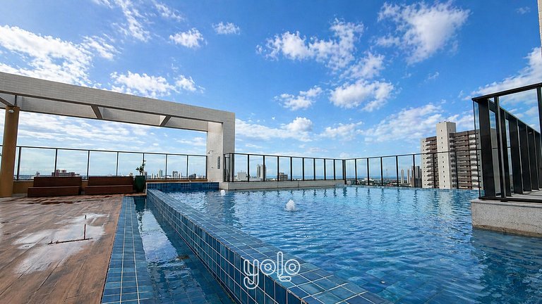 Rooftop Agamenon Prince - Flat no Centro do Recife
