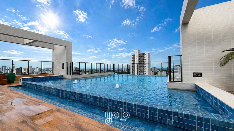 Rooftop Agamenon Prince - Flat no Centro do Recife