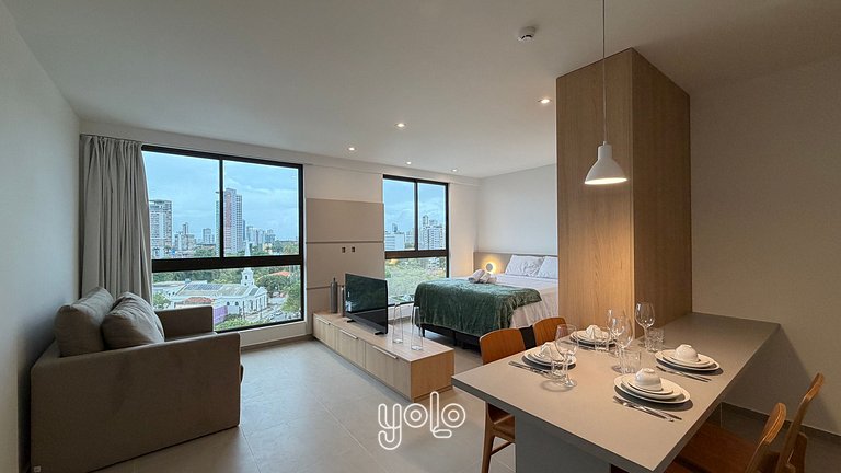 Rooftop Agamenon Prince - Flat no Centro do Recife