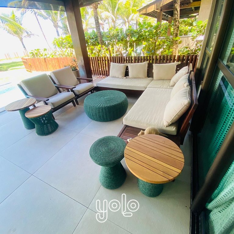 Bangalô Beira-Mar no Beach Class Eco Life