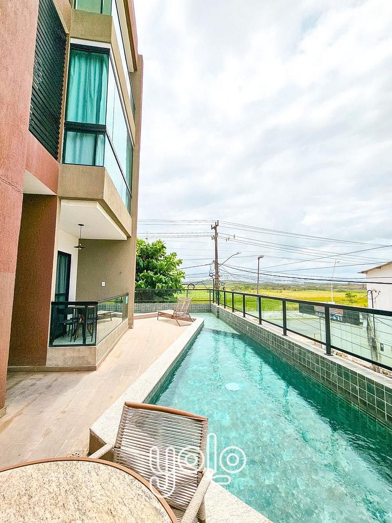 Flat com Piscina Privativa #07