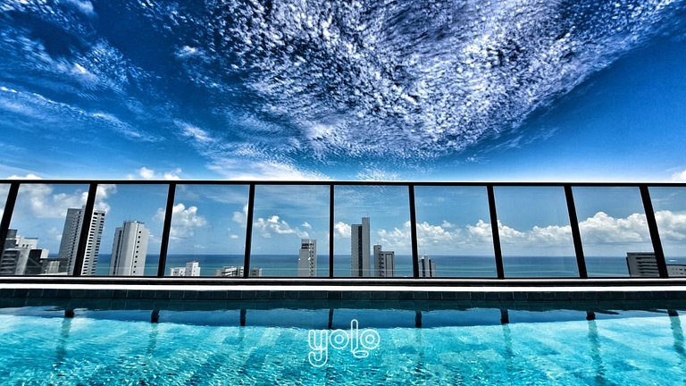 Studio Moderno no Icon Boa Viagem #1606