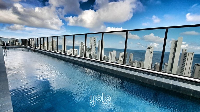 Studio Moderno no Icon Boa Viagem #1606