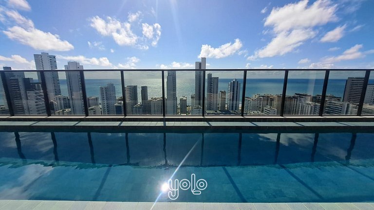 Studio Moderno no Icon Boa Viagem #1606