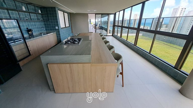 Studio Moderno no Icon Boa Viagem #1606