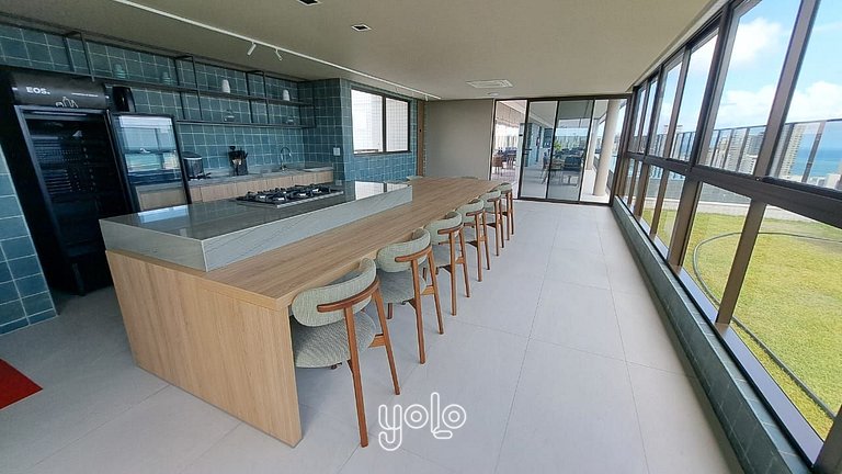 Studio Moderno no Icon Boa Viagem #1606