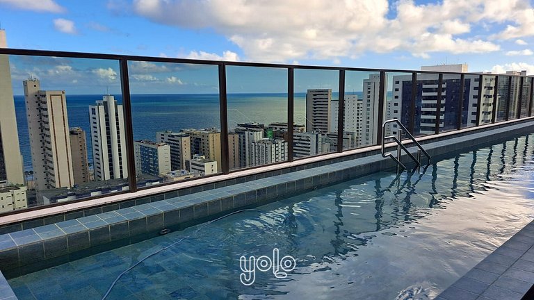 Studio Moderno no Icon Boa Viagem #1606