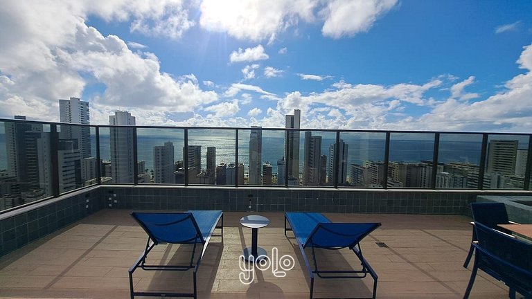 Studio Moderno no Icon Boa Viagem #1606