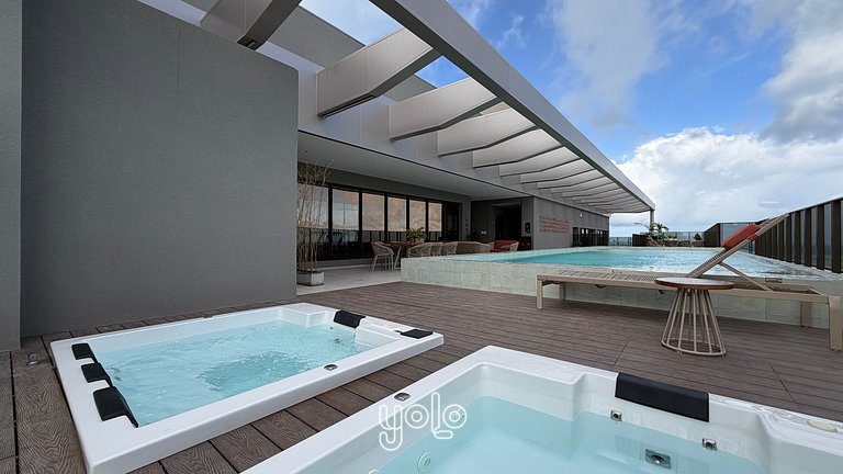 Studio Garden na Av Boa Viagem#108