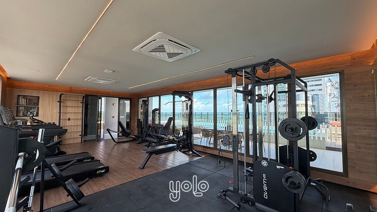 Studio Garden na Av Boa Viagem#108