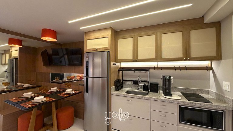 Studio Garden na Av Boa Viagem#108