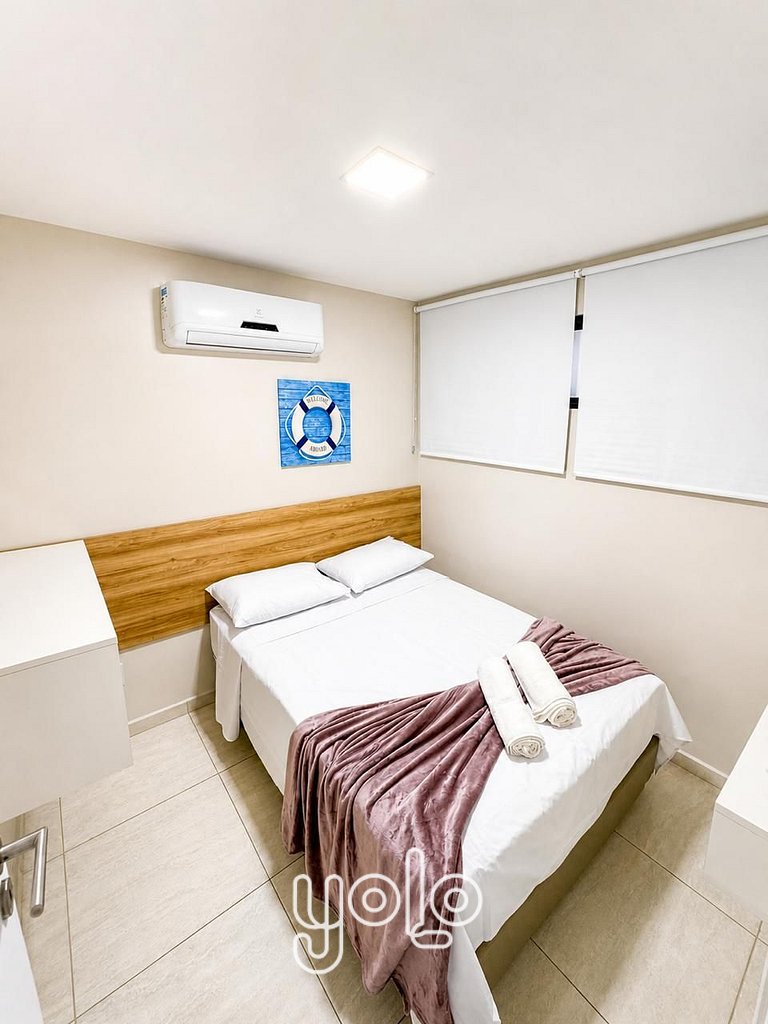 Flat 3qts no Aloha Residence – Porto de Galinhas