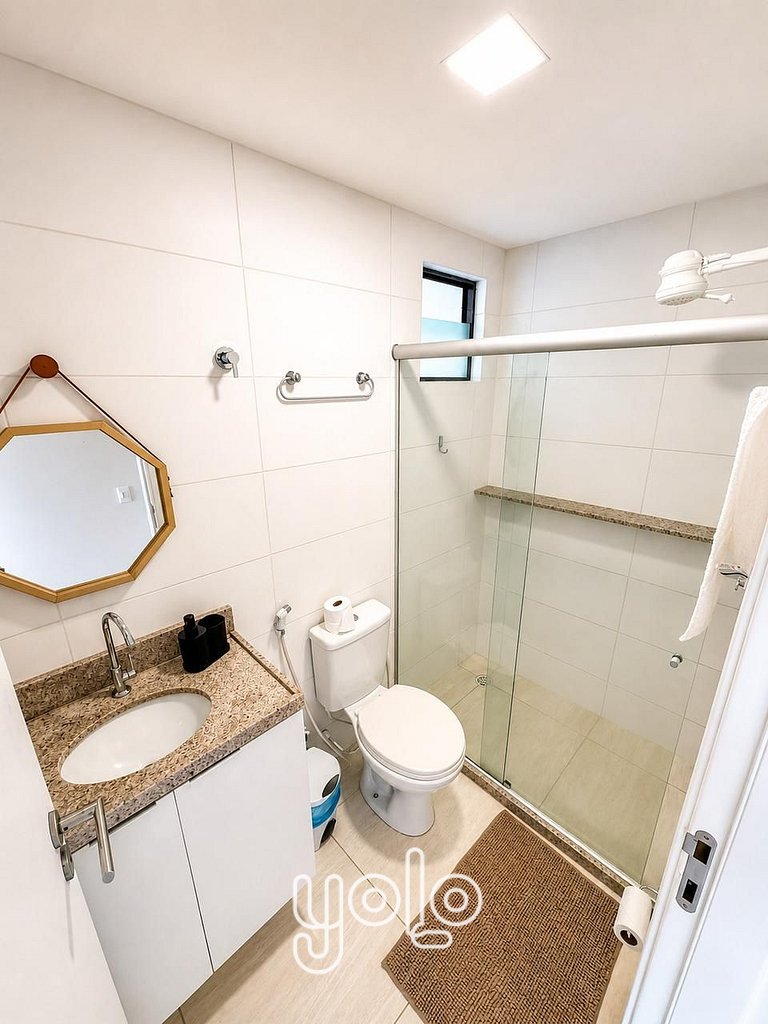 Flat 3qts no Aloha Residence – Porto de Galinhas