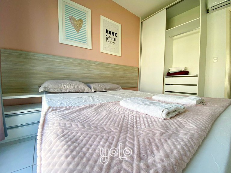 Muro Alto Condomínio Clube – Flat 1 quarto #216