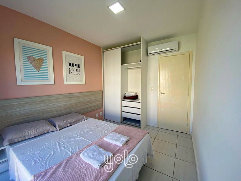 Muro Alto Condomínio Clube – Flat 1 quarto #216