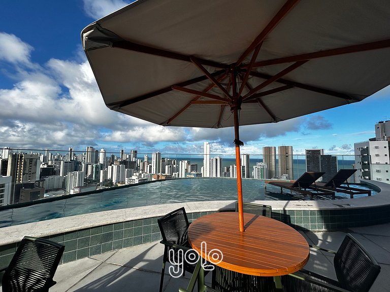 Flat - Boa Viagem, Ed. Praia de Gameleira #702