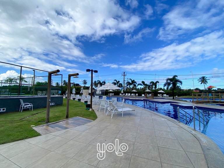 Muro Alto Condomínio Clube – Flat 1 quarto #216