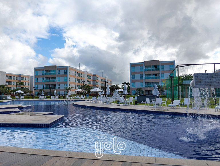 Muro Alto Condomínio Clube – Flat 1 quarto #216