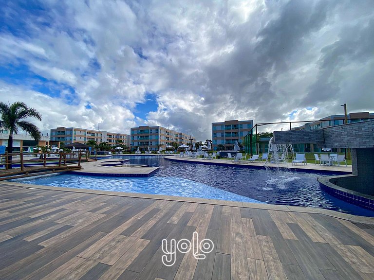 Muro Alto Condomínio Clube – Flat 1 quarto #216