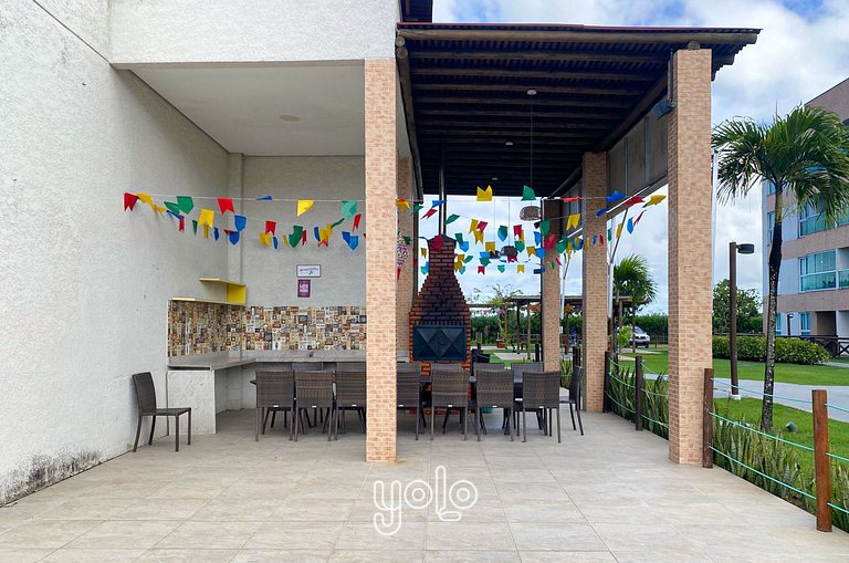 Muro Alto Condomínio Clube – Flat 1 quarto #216