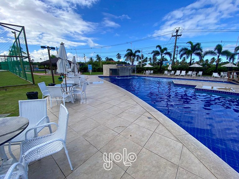 Muro Alto Condomínio Clube – Flat 1 quarto #310