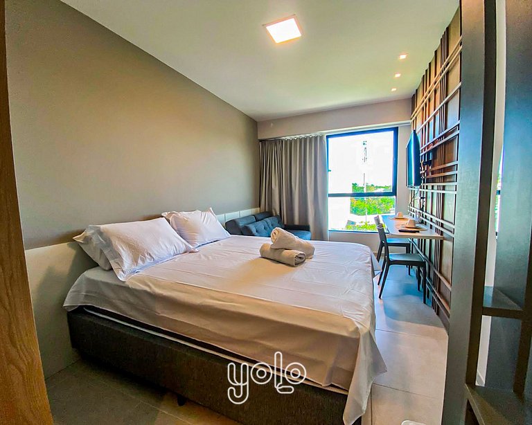 Maracaípe | 150m da Praia + Rooftop #302