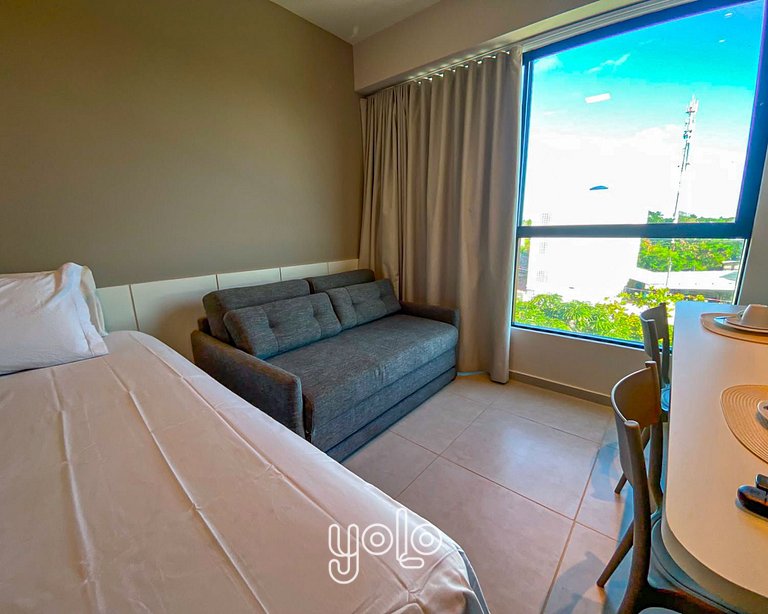Maracaípe | 150m da Praia + Rooftop #302