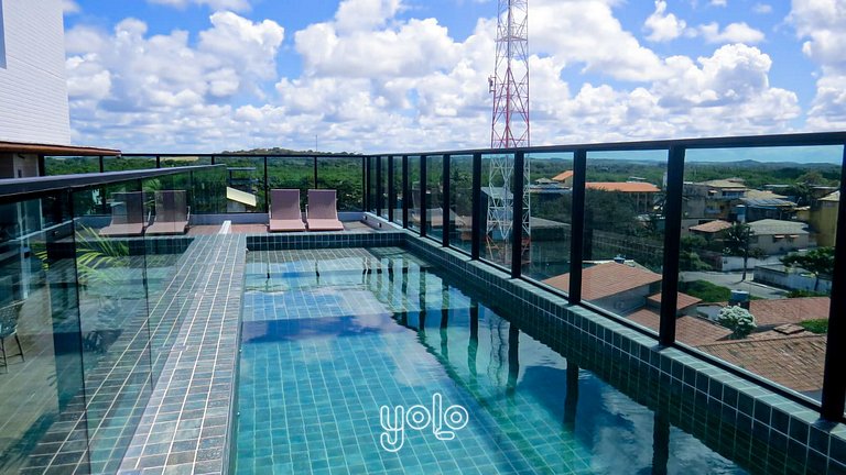 Maracaípe | 150m da Praia + Rooftop #302
