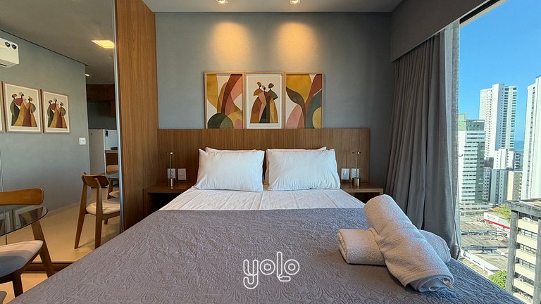 Studio Moderno no Icon Boa Viagem #1606