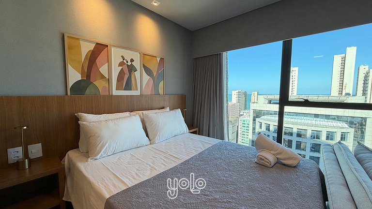 Studio Moderno no Icon Boa Viagem #1606