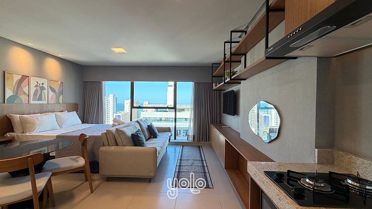 Studio Moderno no Icon Boa Viagem #1606