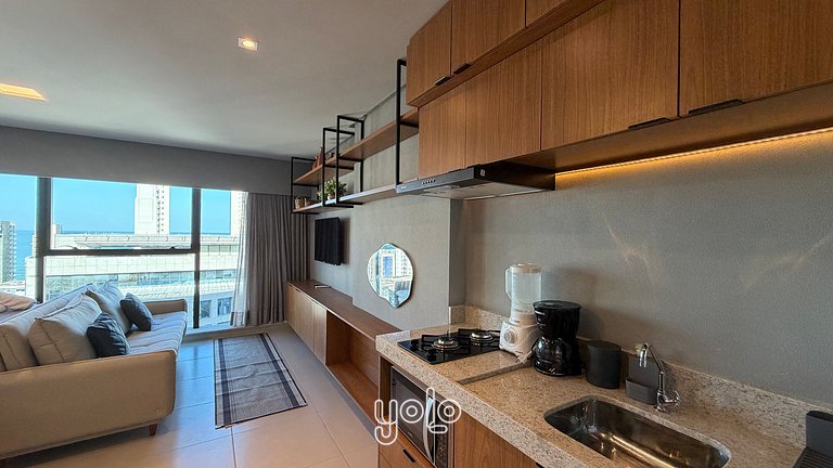 Studio Moderno no Icon Boa Viagem #1606